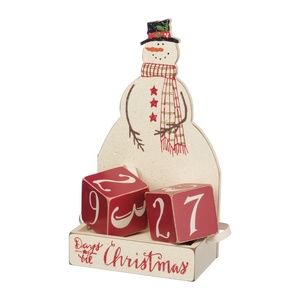 Snowman Block Christmas Countdown